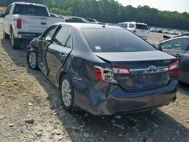 4T1BD1FK8CU051086 - 2012 TOYOTA CAMRY HYBR GRAY photo 3