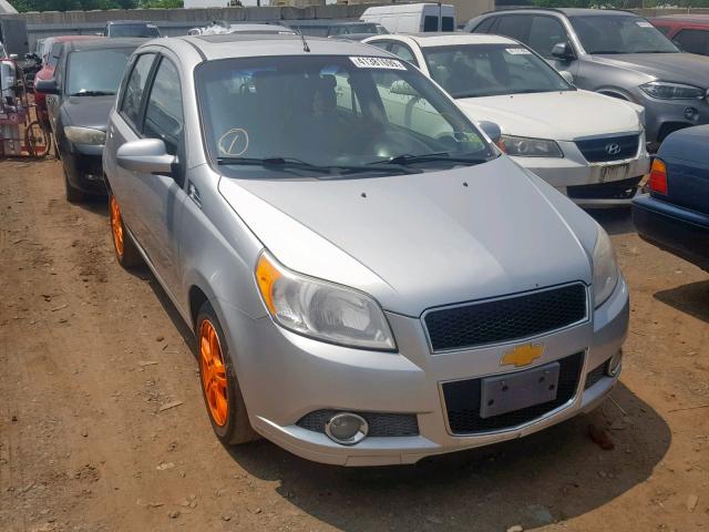 KL1TG6DEXBB191409 - 2011 CHEVROLET AVEO LT SILVER photo 1