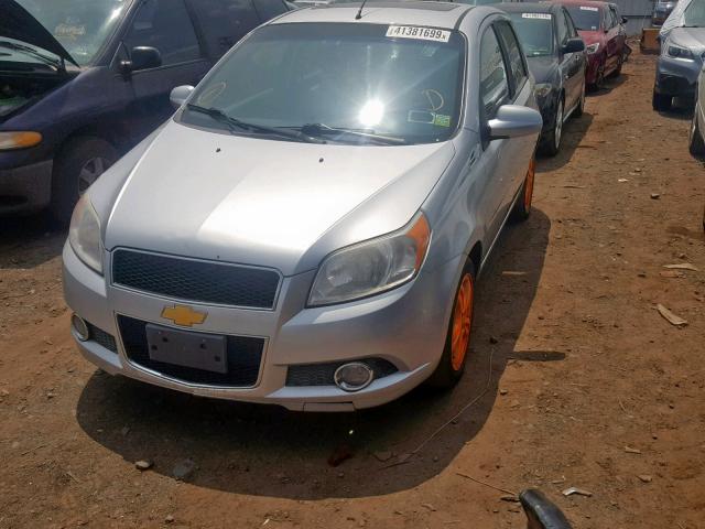 KL1TG6DEXBB191409 - 2011 CHEVROLET AVEO LT SILVER photo 2