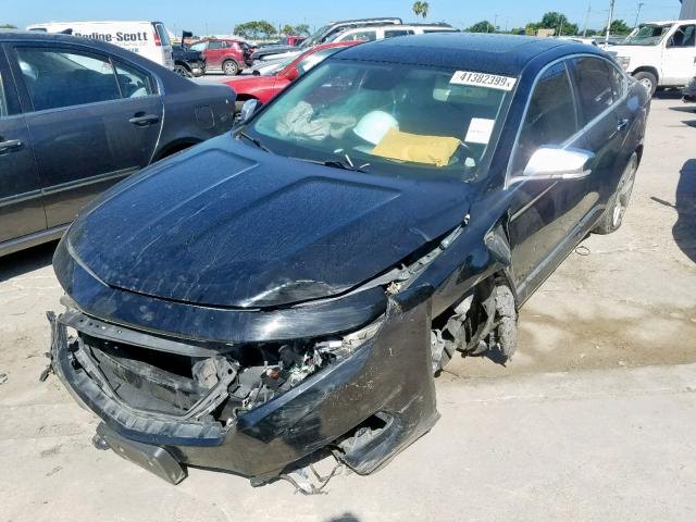 2G1155S33E9101338 - 2014 CHEVROLET IMPALA LTZ BLACK photo 2