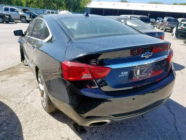 2G1155S33E9101338 - 2014 CHEVROLET IMPALA LTZ BLACK photo 3