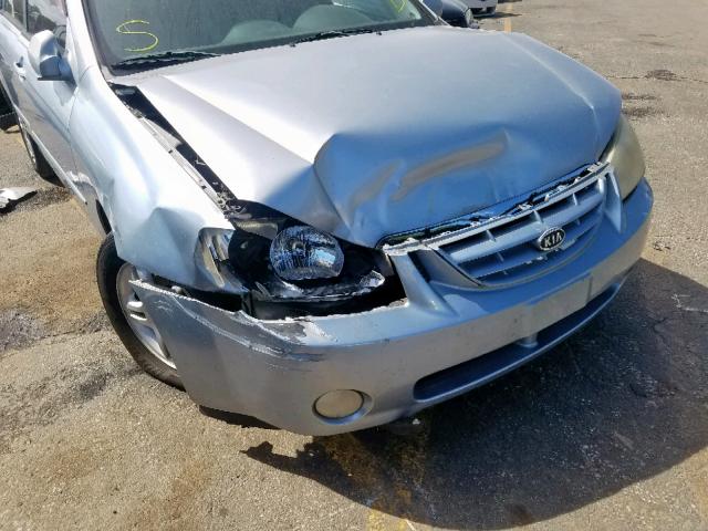 KNAFE121645035641 - 2004 KIA NEW SPECTR BLUE photo 9