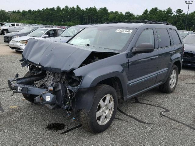 1J8GR48K08C179905 - 2008 JEEP GRAND CHER BLUE photo 2