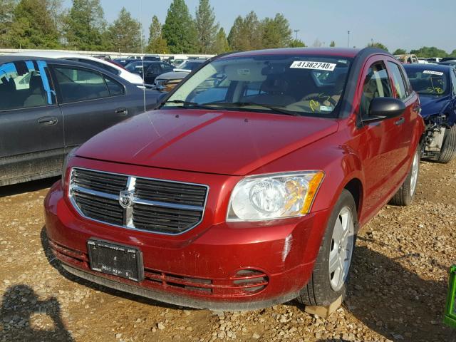 1B3HB48B98D577139 - 2008 DODGE CALIBER SX RED photo 2