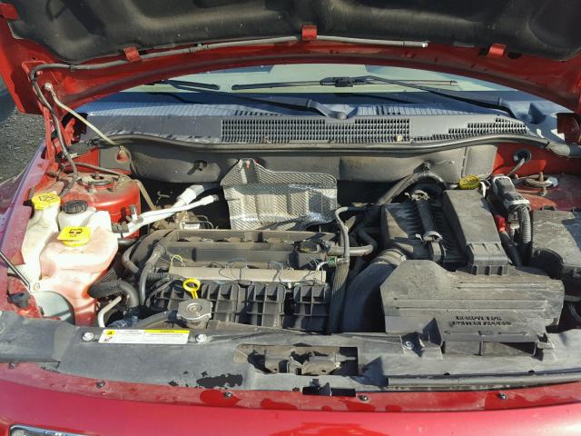 1B3HB48B98D577139 - 2008 DODGE CALIBER SX RED photo 7