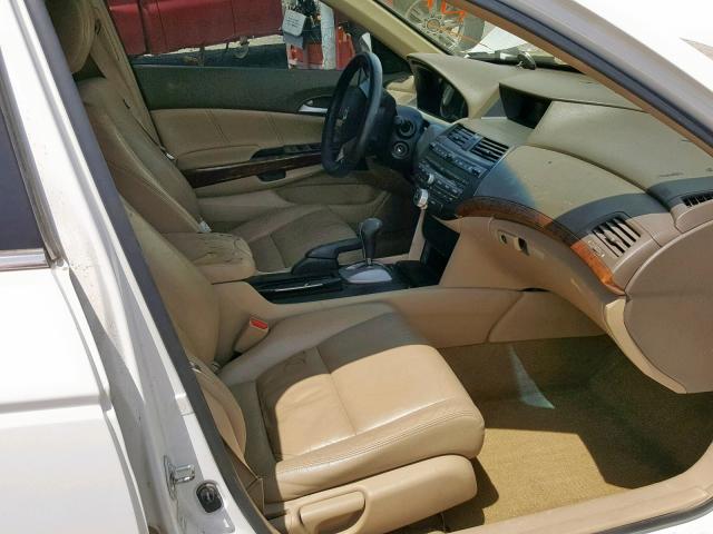 JHMCP26808C034109 - 2008 HONDA ACCORD EXL WHITE photo 5