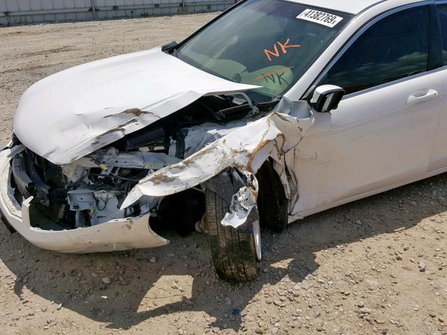 JHMCP26808C034109 - 2008 HONDA ACCORD EXL WHITE photo 9