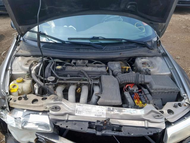 1B3EJ46X7WN318287 - 1998 DODGE STRATUS GRAY photo 7