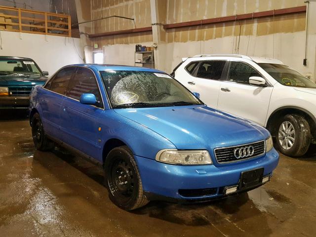 WAUED68DXWA000768 - 1998 AUDI A4 2.8 QUA BLUE photo 1