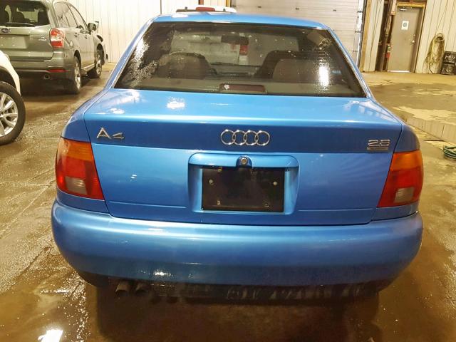 WAUED68DXWA000768 - 1998 AUDI A4 2.8 QUA BLUE photo 9