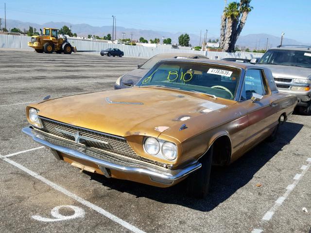 0000006Y83Q113862 - 1966 FORD T BIRD GOLD photo 2