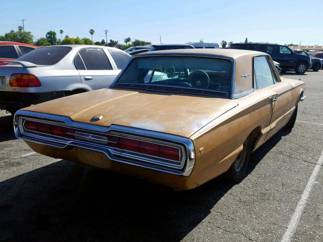 0000006Y83Q113862 - 1966 FORD T BIRD GOLD photo 4