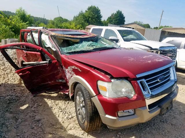 1FMEU64EX6UA04606 - 2006 FORD EXPLORER E RED photo 1