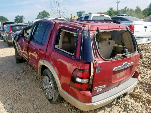 1FMEU64EX6UA04606 - 2006 FORD EXPLORER E RED photo 3