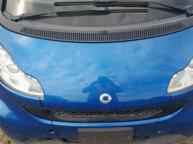 WMEEK31X78K110915 - 2008 SMART FORTWO PAS 蓝色 照片 7
