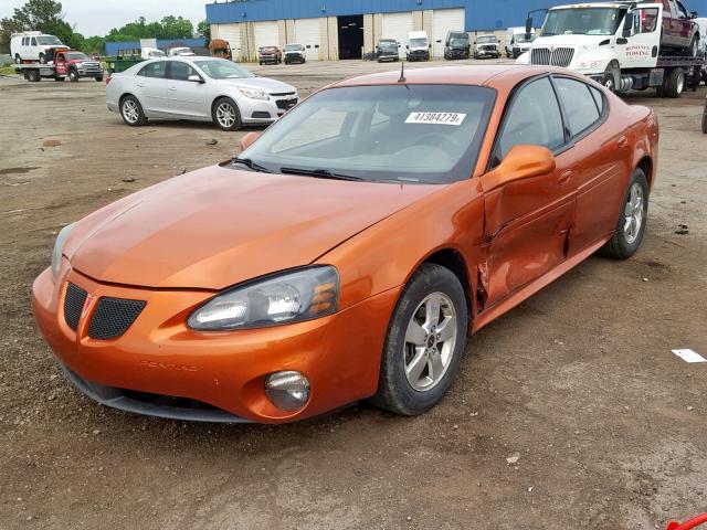 2G2WP522251190787 - 2005 PONTIAC GRAND PRIX ORANGE photo 2
