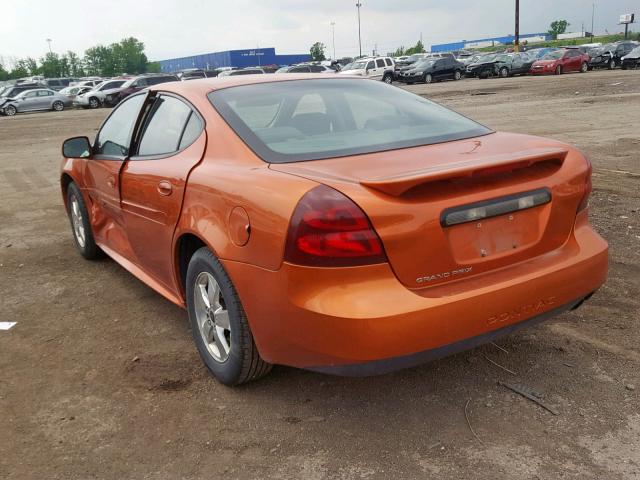 2G2WP522251190787 - 2005 PONTIAC GRAND PRIX ORANGE photo 3
