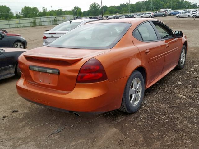2G2WP522251190787 - 2005 PONTIAC GRAND PRIX ORANGE photo 4