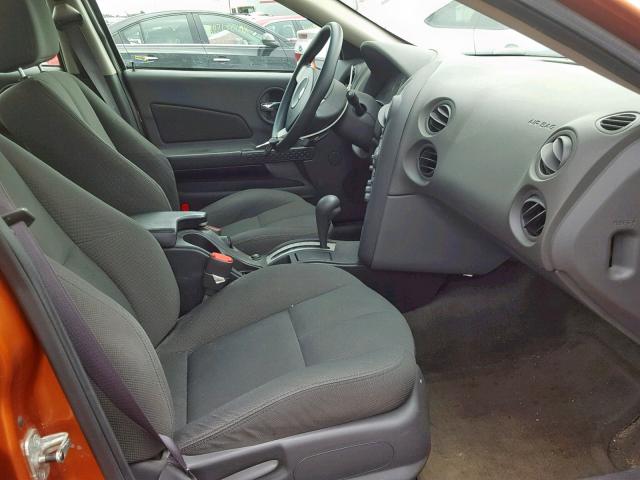 2G2WP522251190787 - 2005 PONTIAC GRAND PRIX ORANGE photo 5