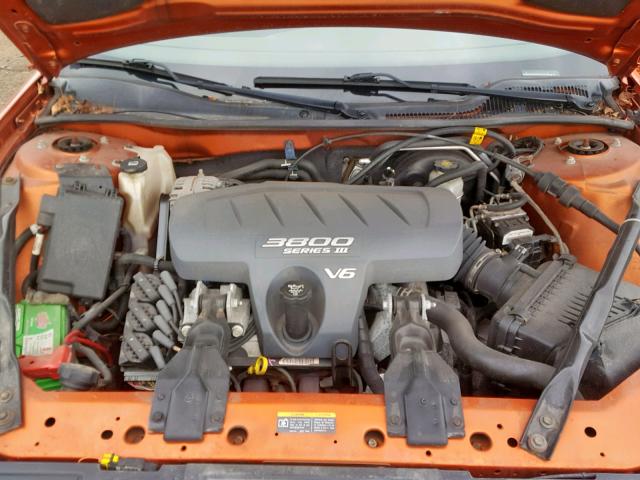 2G2WP522251190787 - 2005 PONTIAC GRAND PRIX ORANGE photo 7