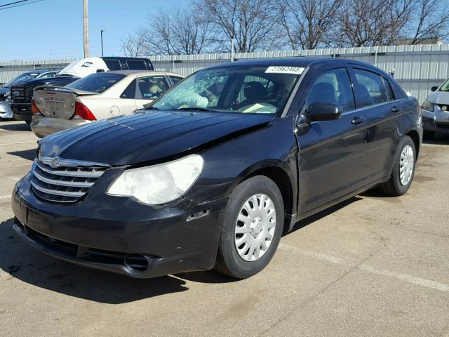 1C3LC46KX8N192762 - 2008 CHRYSLER SEBRING LX BLACK photo 2