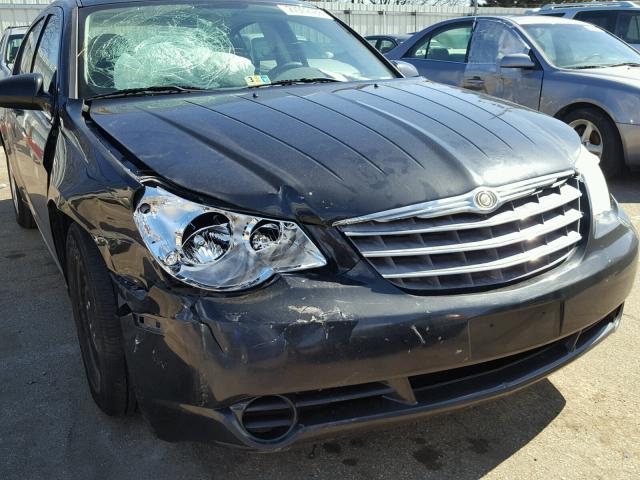 1C3LC46KX8N192762 - 2008 CHRYSLER SEBRING LX BLACK photo 9