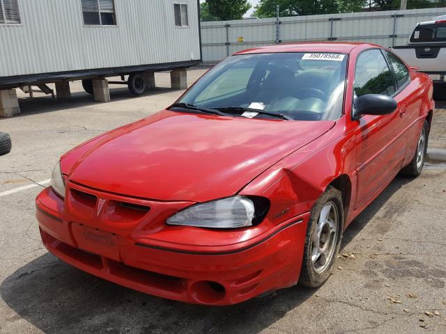 1G2NW12EX5M162497 - 2005 PONTIAC GRAND AM G RED photo 2