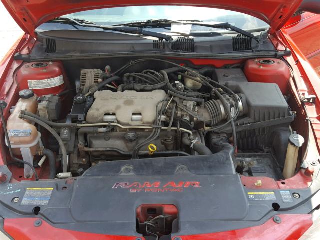 1G2NW12EX5M162497 - 2005 PONTIAC GRAND AM G RED photo 7