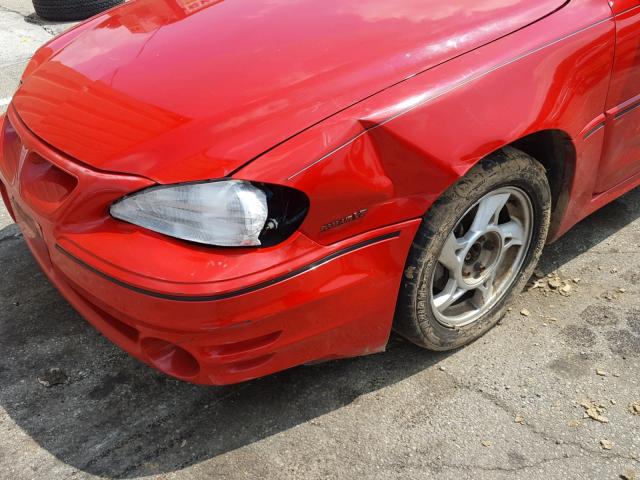 1G2NW12EX5M162497 - 2005 PONTIAC GRAND AM G RED photo 9