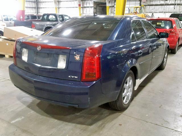 1G6DP577060197762 - 2006 CADILLAC CTS HI FEA BLUE photo 4