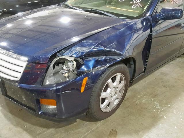 1G6DP577060197762 - 2006 CADILLAC CTS HI FEA BLUE photo 9