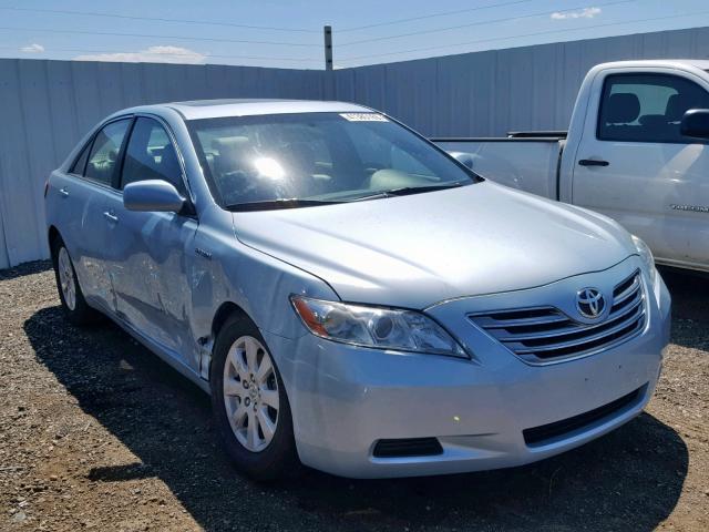 4T1BB46K78U030857 - 2008 TOYOTA CAMRY HYBR TEAL photo 1