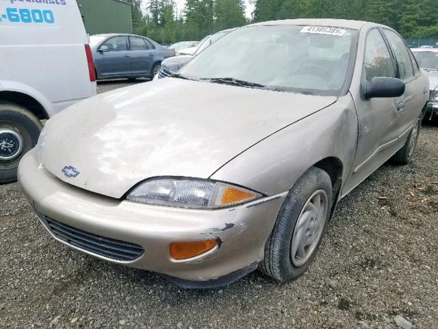 3G1JF5242VS853265 - 1997 CHEVROLET CAVALIER L TAN photo 2