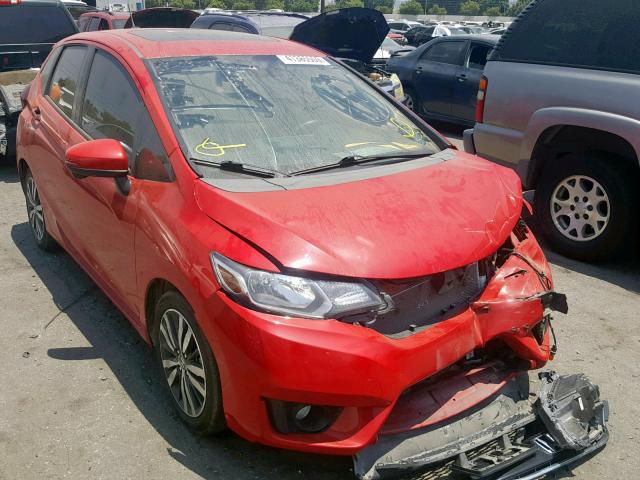 3HGGK5H89FM707461 - 2015 HONDA FIT EX RED photo 1