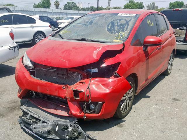 3HGGK5H89FM707461 - 2015 HONDA FIT EX RED photo 2