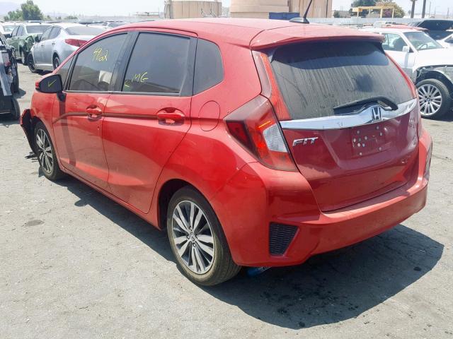 3HGGK5H89FM707461 - 2015 HONDA FIT EX RED photo 3