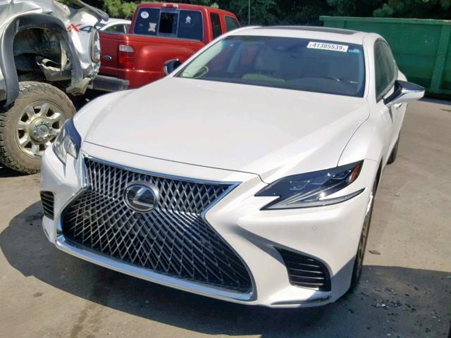 JTHB51FF5J5002390 - 2018 LEXUS LS 500 WHITE photo 2