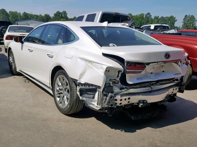 JTHB51FF5J5002390 - 2018 LEXUS LS 500 WHITE photo 3