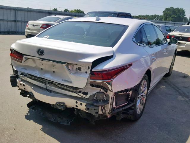 JTHB51FF5J5002390 - 2018 LEXUS LS 500 WHITE photo 4