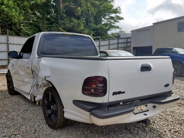 2FTZF0730XCA94647 - 1999 FORD F150 SVT L WHITE photo 3