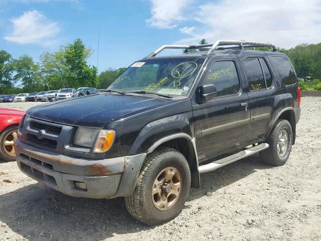 5N1ED28Y6YC580280 - 2000 NISSAN XTERRA XE BLACK photo 2