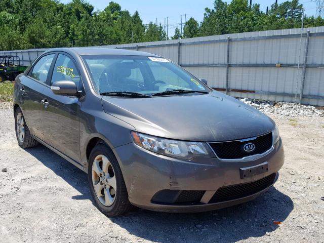 KNAFU4A27A5244638 - 2010 KIA FORTE EX GRAY photo 1