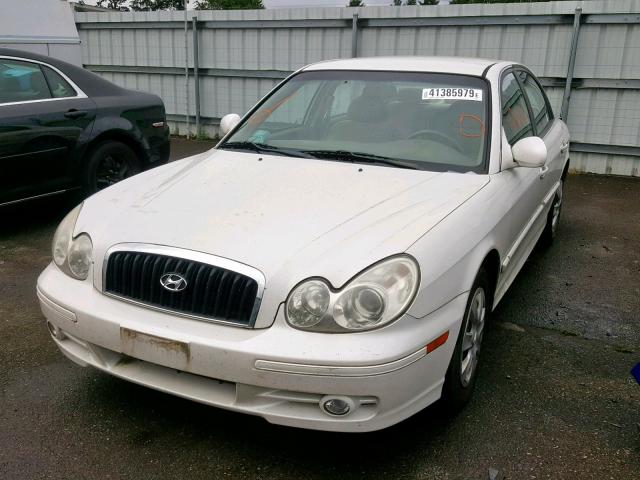 KMHWF25H34A969094 - 2004 HYUNDAI SONATA GL WHITE photo 2