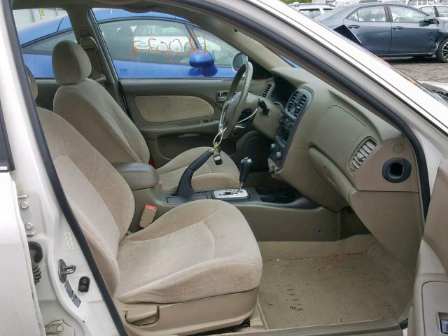 KMHWF25H34A969094 - 2004 HYUNDAI SONATA GL WHITE photo 5