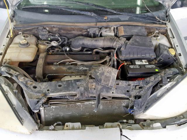 3FAFP31382R174455 - 2002 FORD FOCUS ZX3 GRAY photo 7