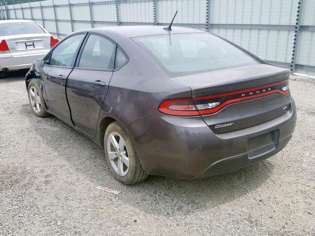 1C3CDFBB0GD667614 - 2016 DODGE DART SXT GRAY photo 3