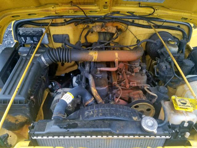 1J4FA39S92P748425 - 2002 JEEP WRANGLER / YELLOW photo 7