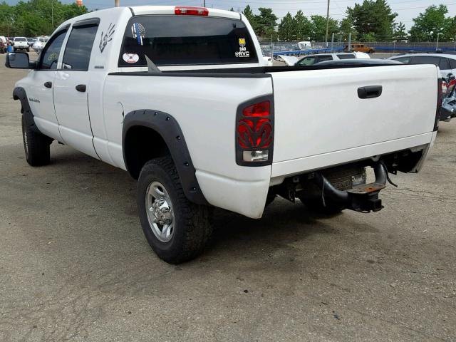 3D7KS29C36G235160 - 2006 DODGE RAM 2500 WHITE photo 3