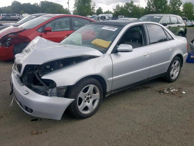 WAUDH68D51A002257 - 2001 AUDI A4 2.8 QUA SILVER photo 2