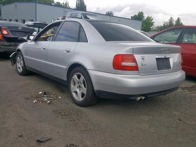 WAUDH68D51A002257 - 2001 AUDI A4 2.8 QUA SILVER photo 3